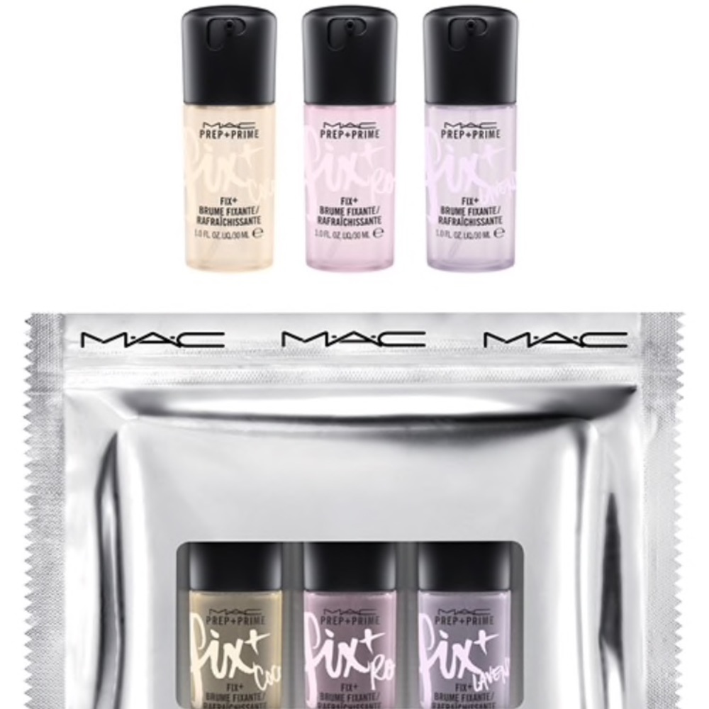 Mac prep + prime fix + skin refresher sprays NWT